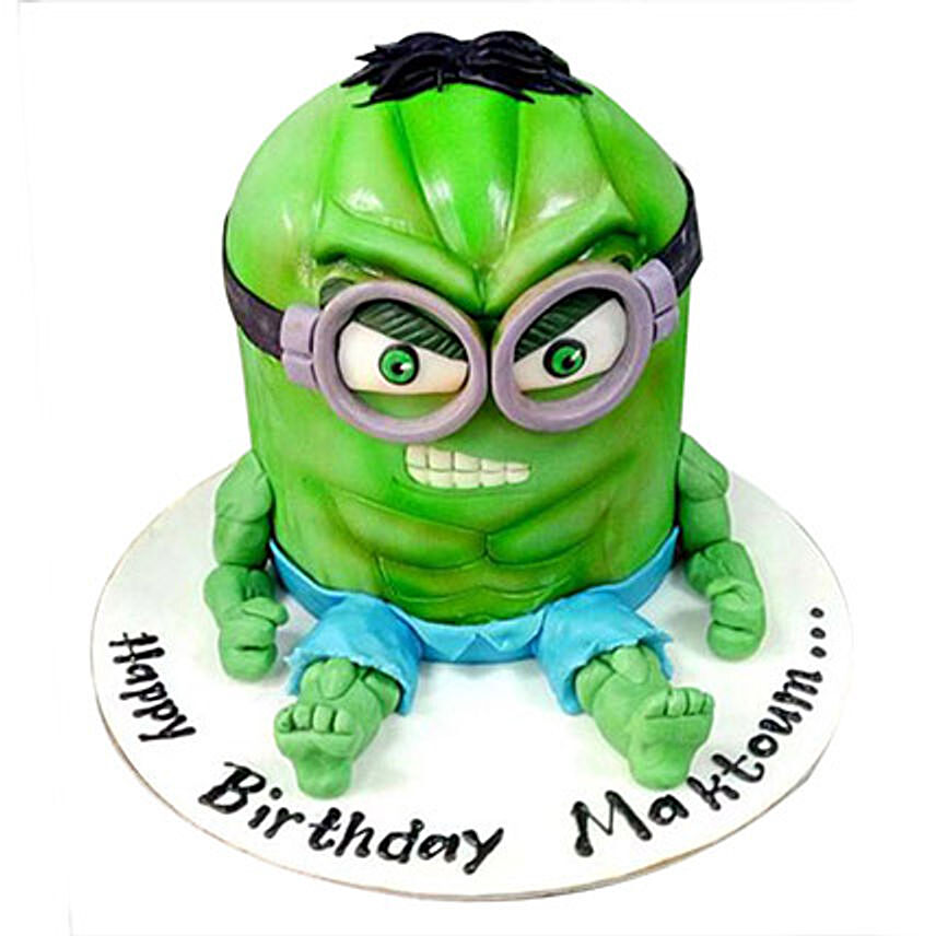 Minion Green Cake