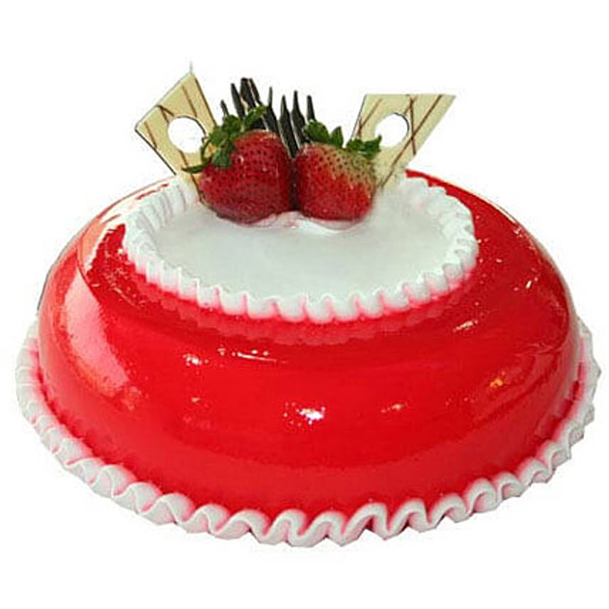 Strawberry Round Cake 4 Portion