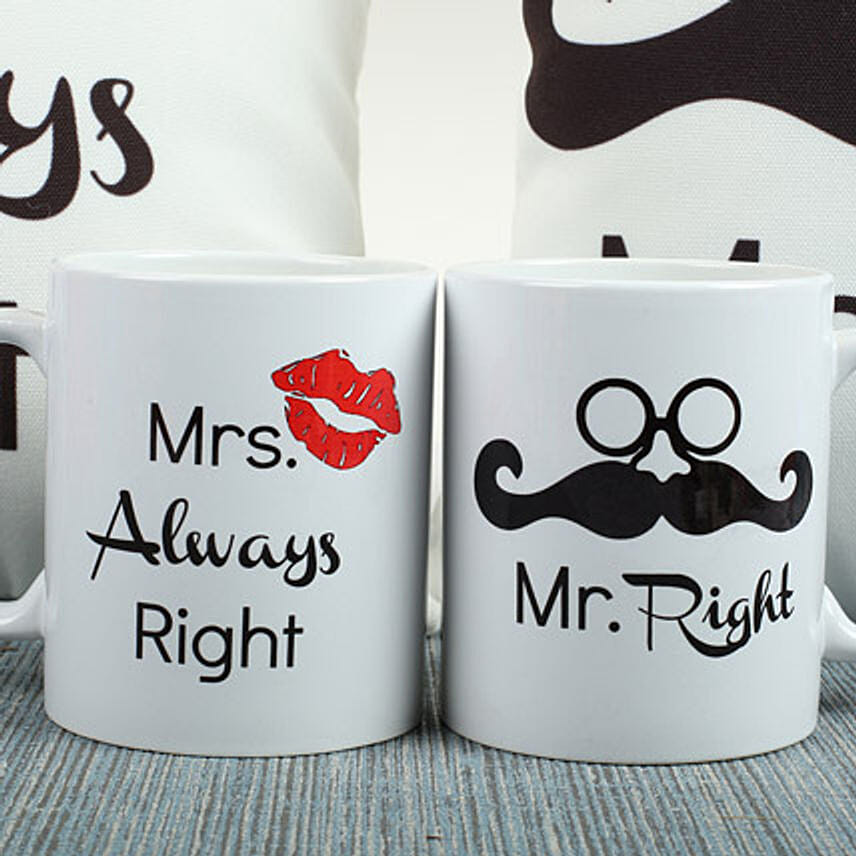 Always Right Couple Mugs