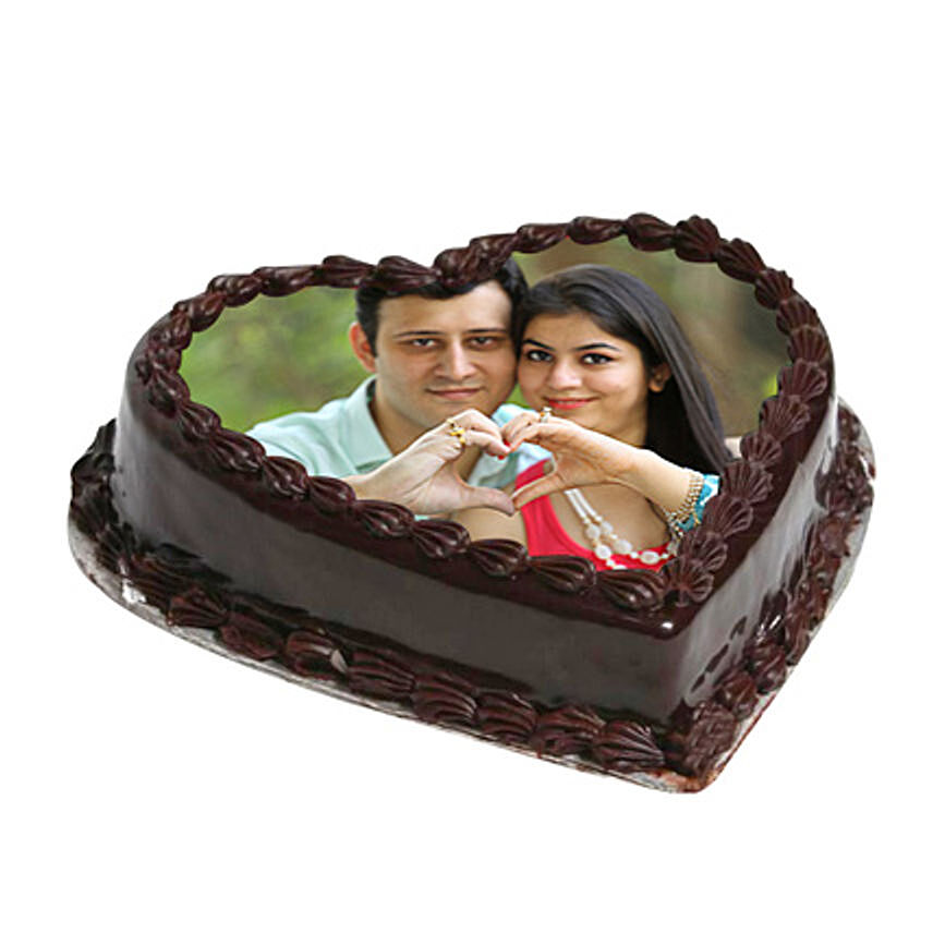 Cake From The Heart 1 Kg Truffle Cake