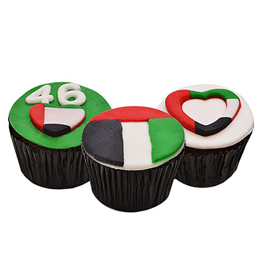 UAE Day Cup Cakes 6 Pcs