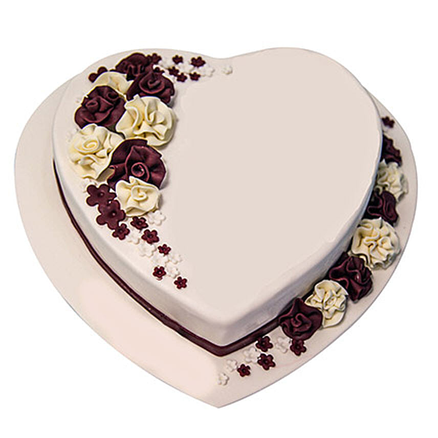 Heartshape Marble Cake