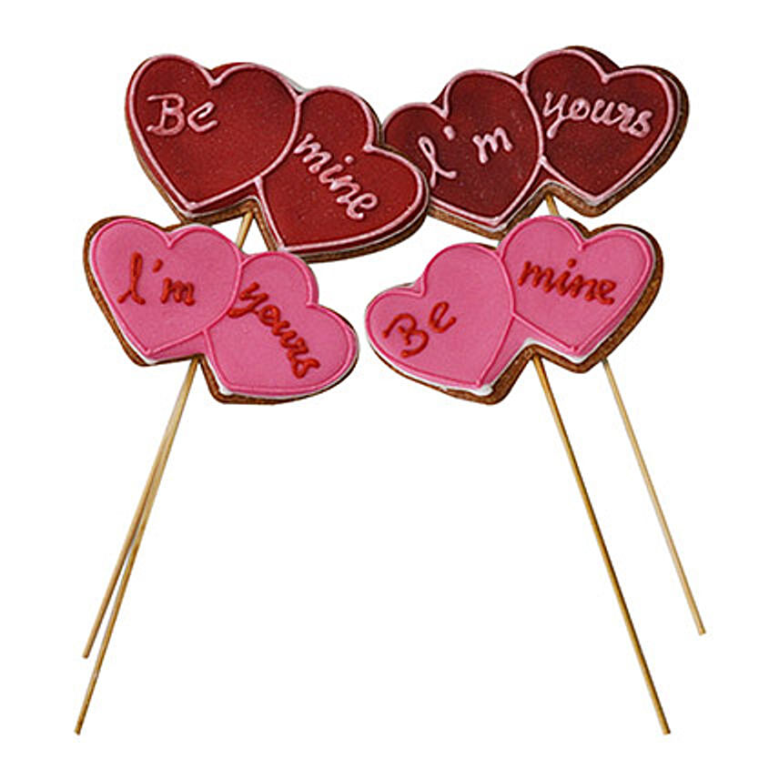 Cookies Heart On Stick