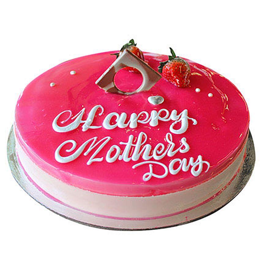 Happy Mothers Day Strawberry Cake