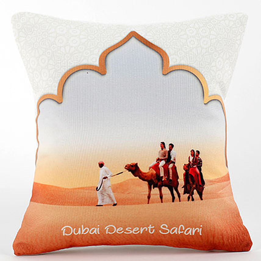 Dubai Desert Personalized Cushion