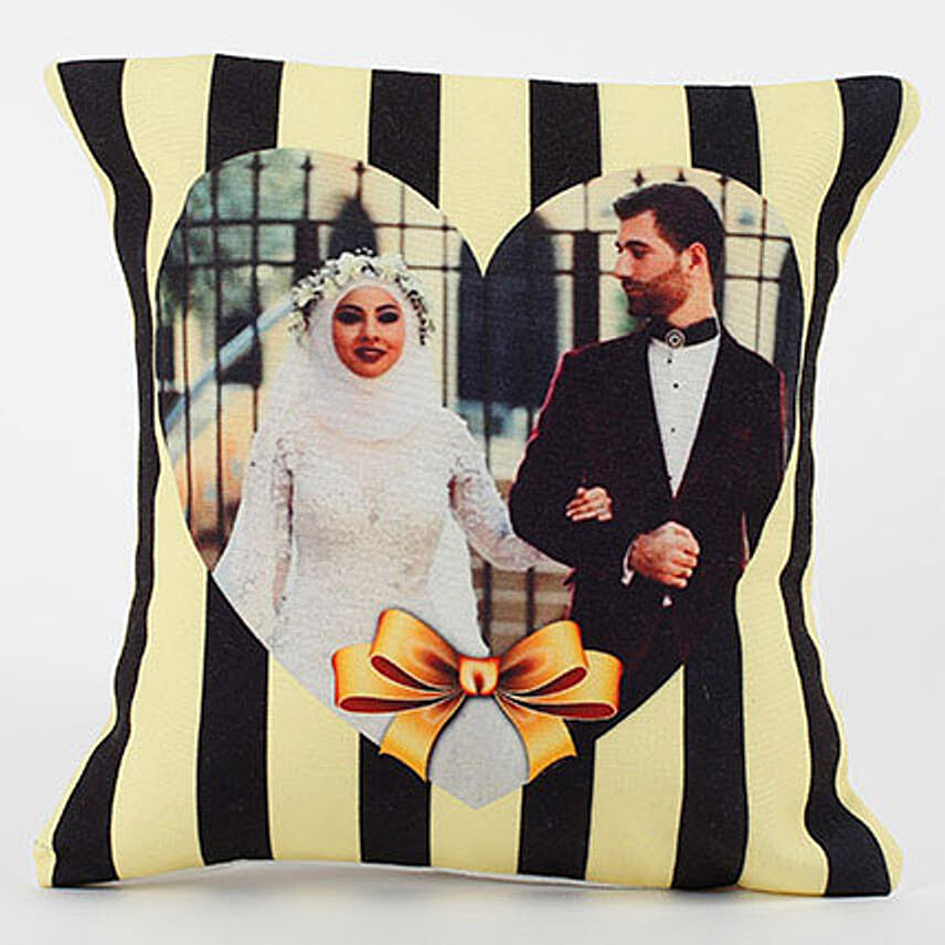 Tied With Love Personalized Cushion