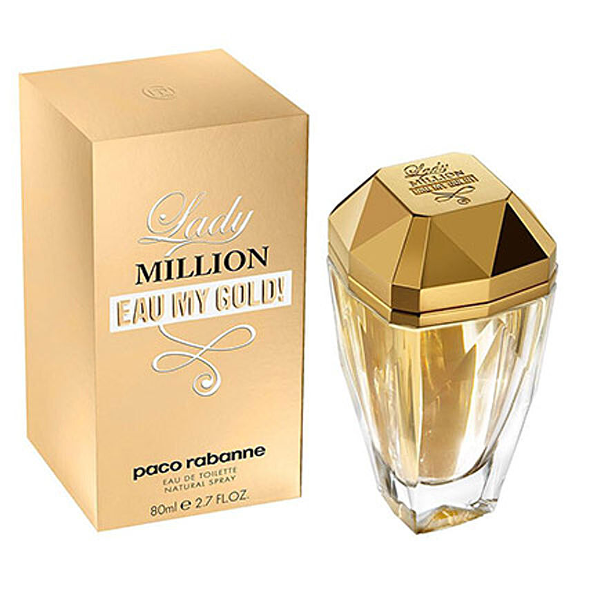 Lady Million Eau My Gold by Paco Rabanne for Women EDT