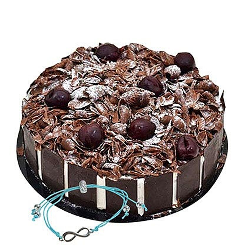 Blackforest Cake with Friendship Band
