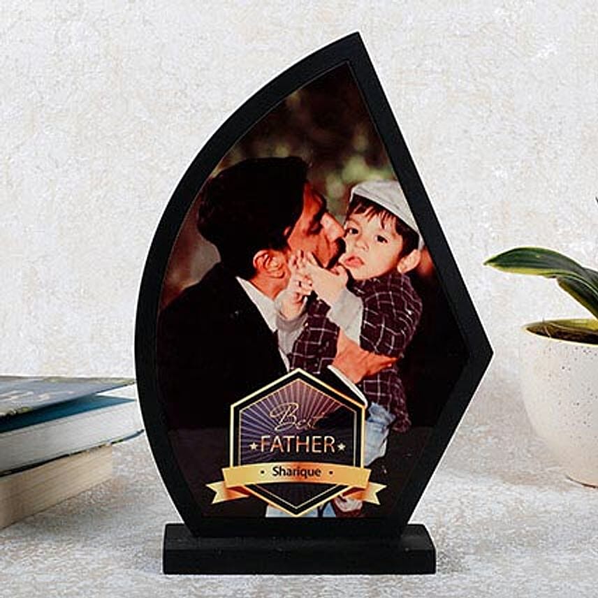 Personalized Wooden Trophy For Dad