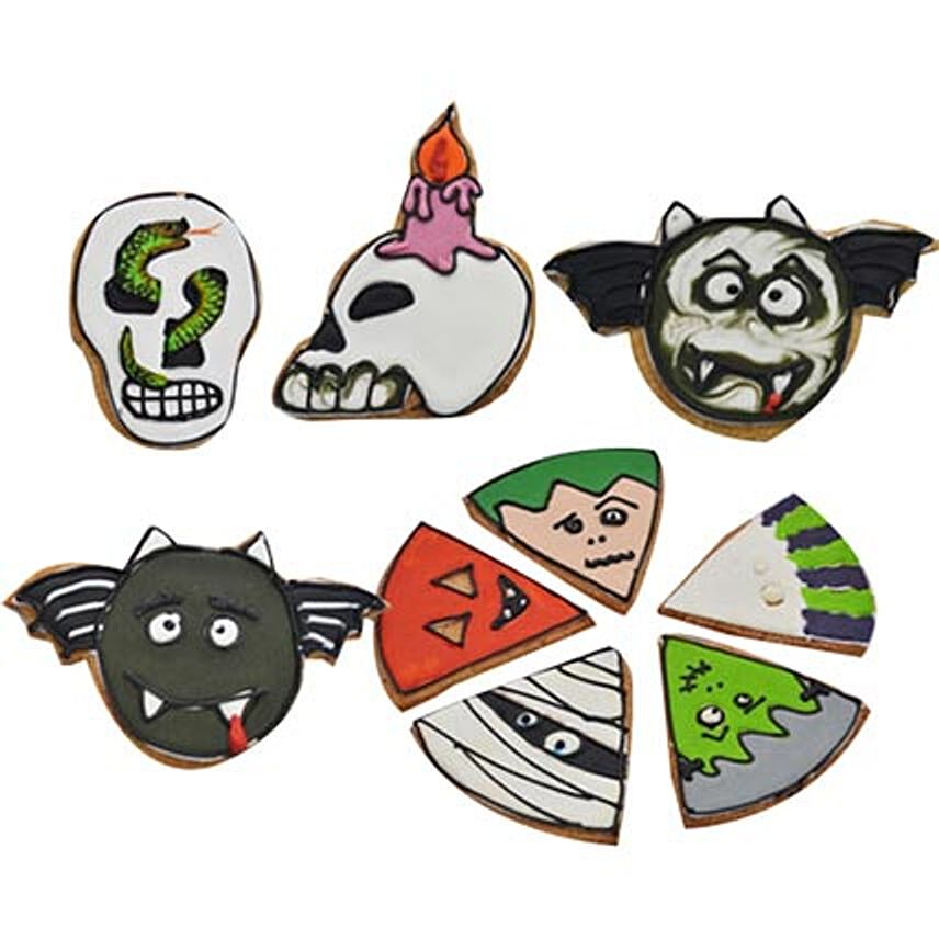 Scary Halloween Cookies