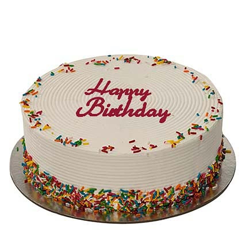 1Kg Eggless Rainbow Birthday Cake