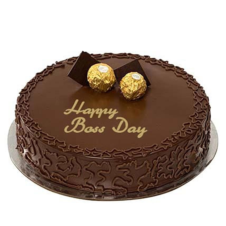 1Kg Ferrero Rocher Boss Day Cake