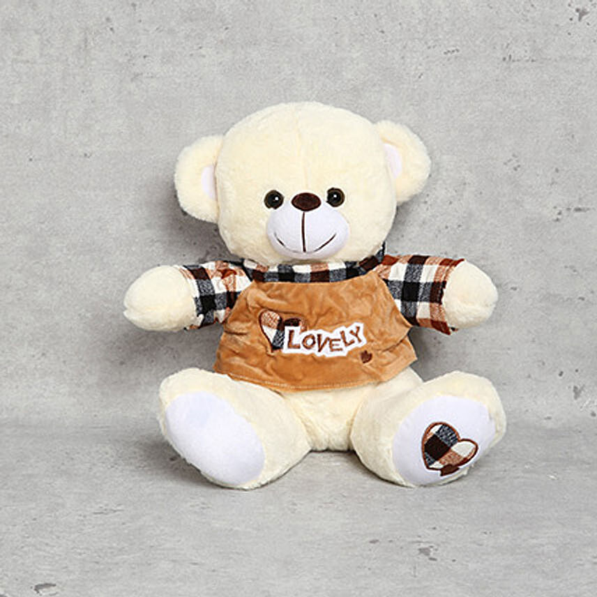 Adorable Cream Teddy Bear