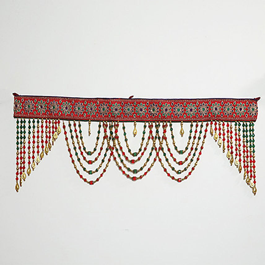 Red and Green Beads Bandhanwar