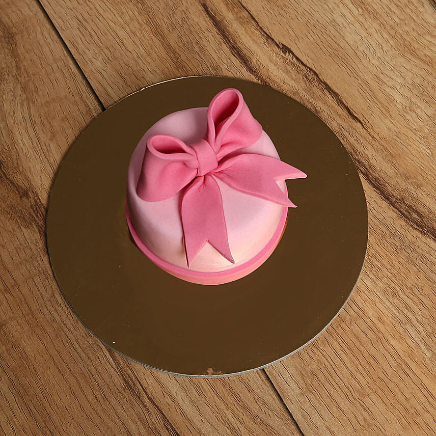 Bow Mono Cake