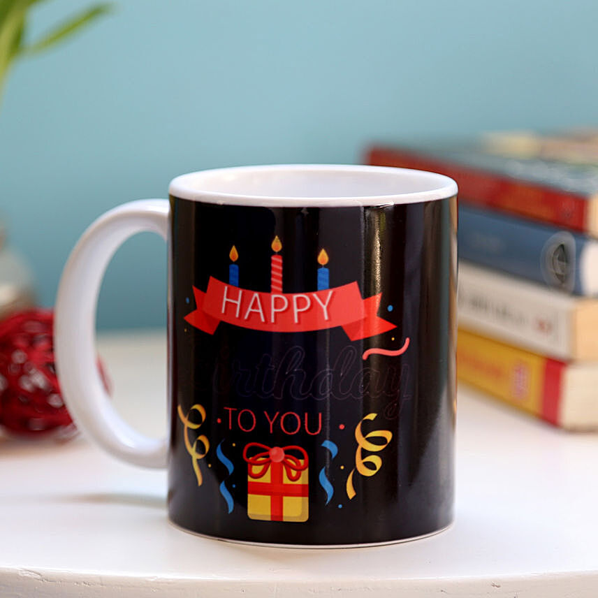 Birthday Candles and Gift Mug