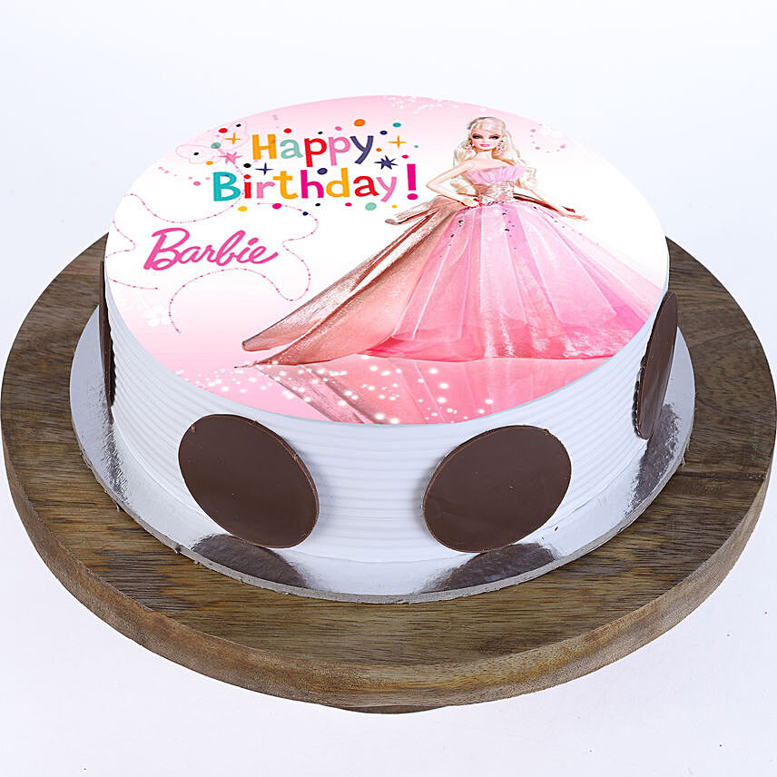 Princess Barbie Truffle Cake 1 Kg Eggless