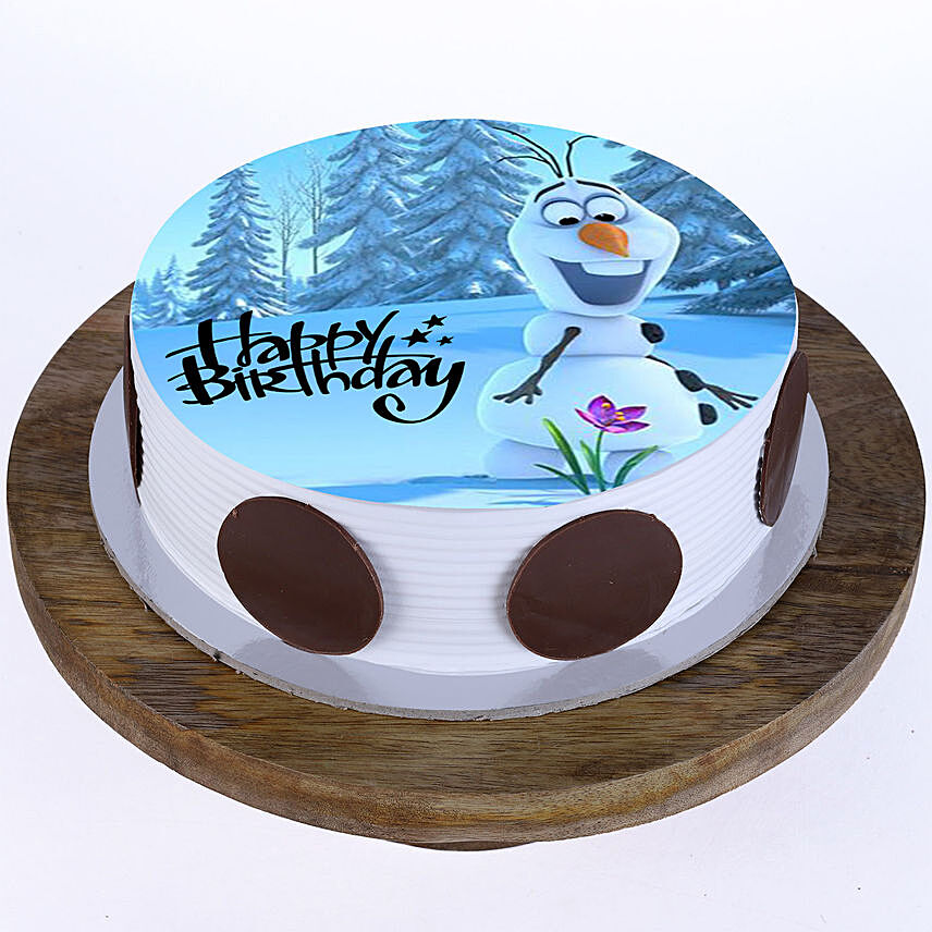 Olaf The Snowman Truffle Cake 1 Kg