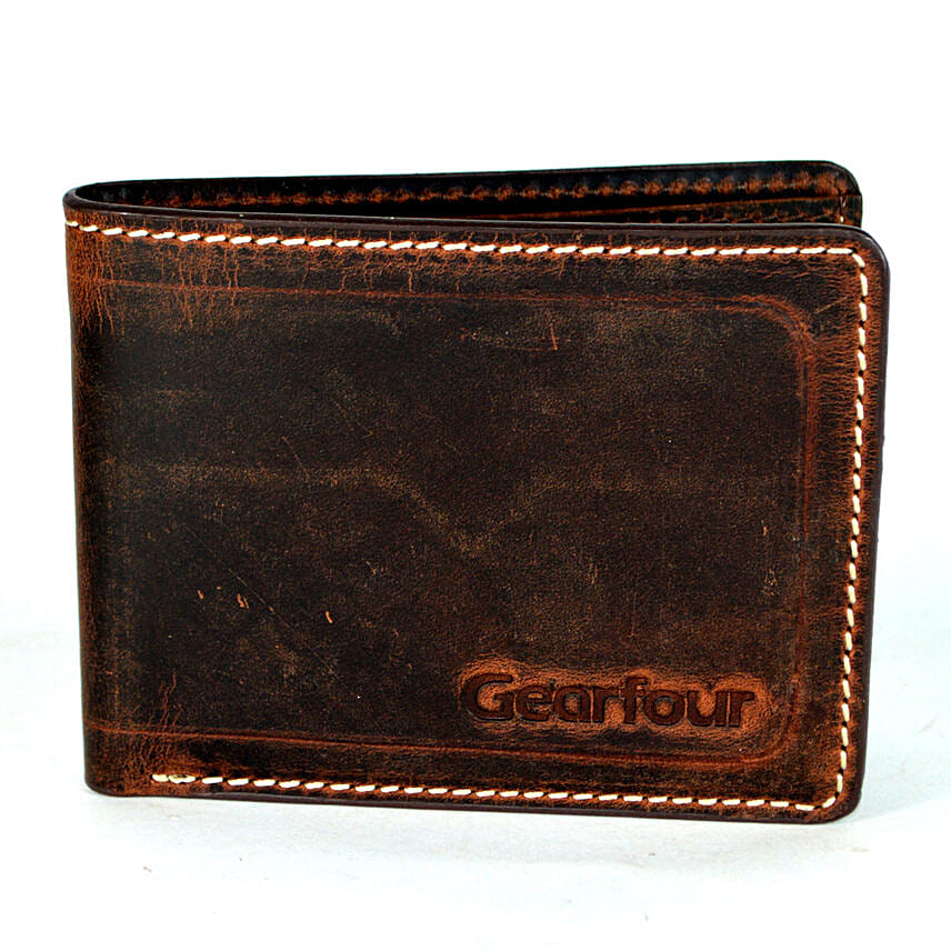 Vintage Leather Bi Fold Wallet