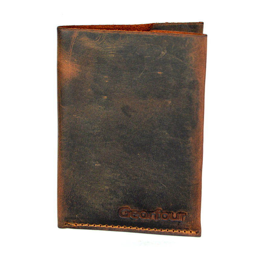 Vintage Genuine Leather Vertical Wallet