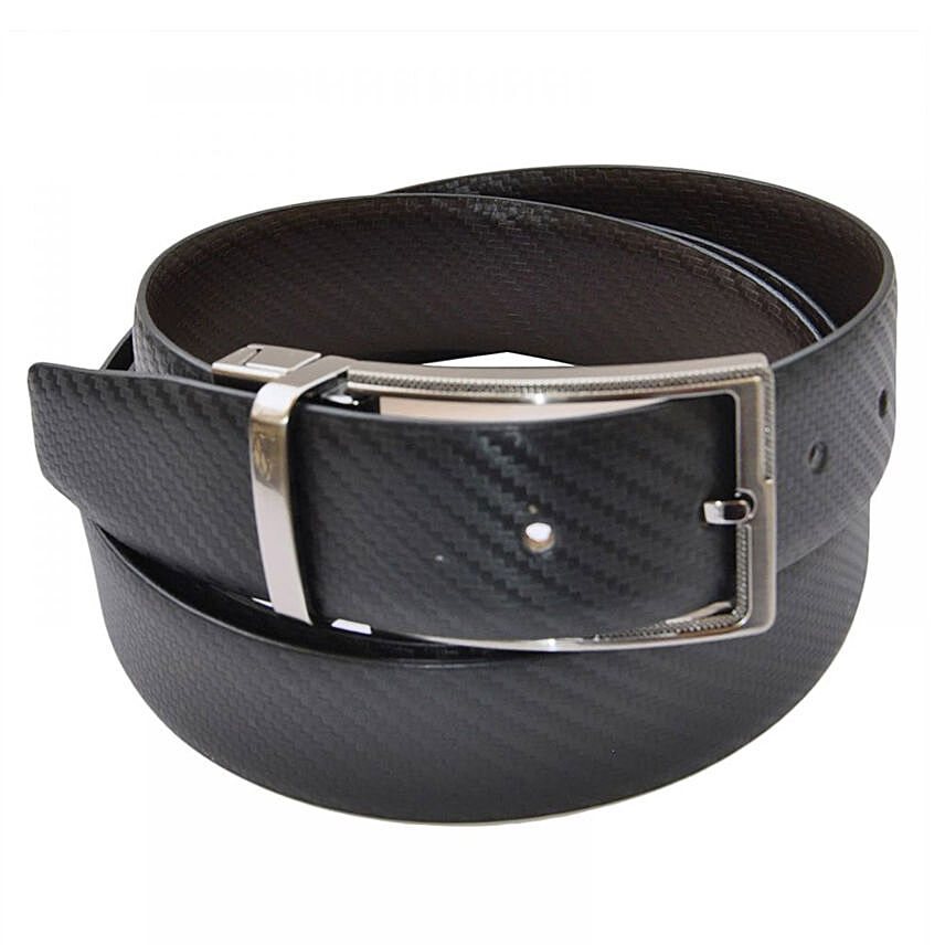 Mens Genuine Leather Reversible Formal Belt