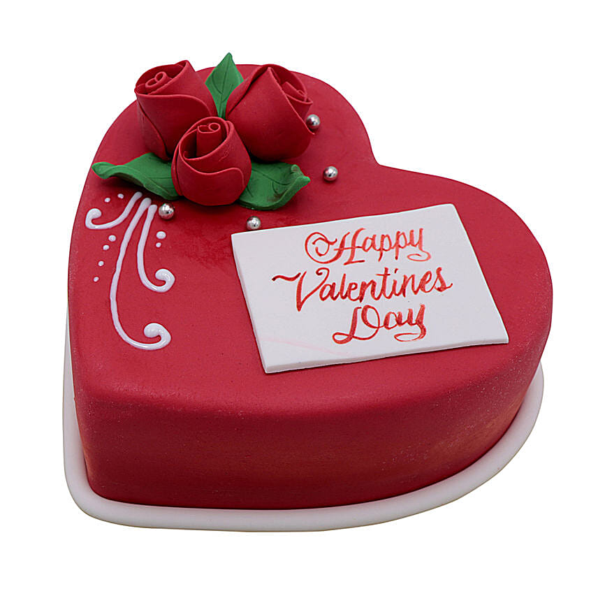 Heart Shaped Valentine Cake 1Kg