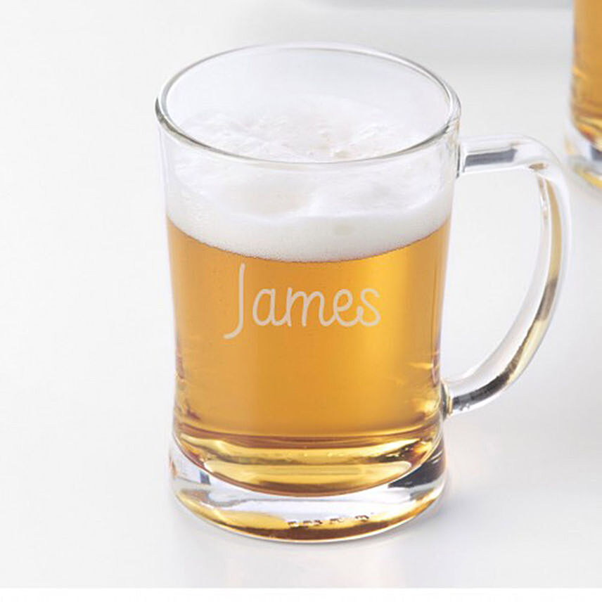 Personalised Beer Glass for Him