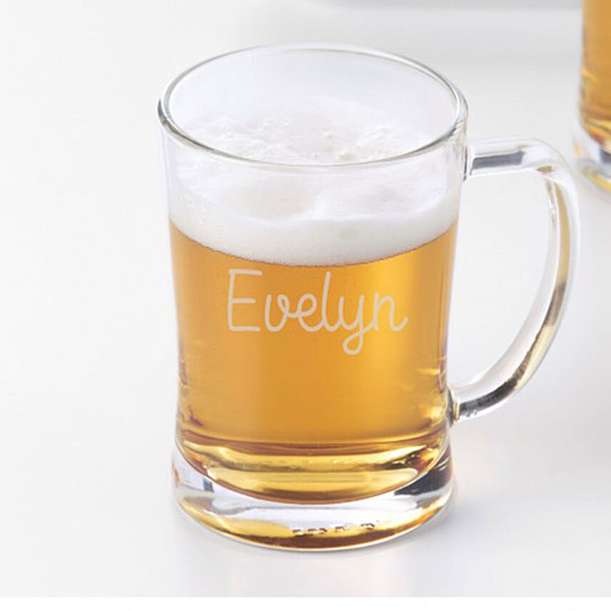 Personalised Beer Glass for Her