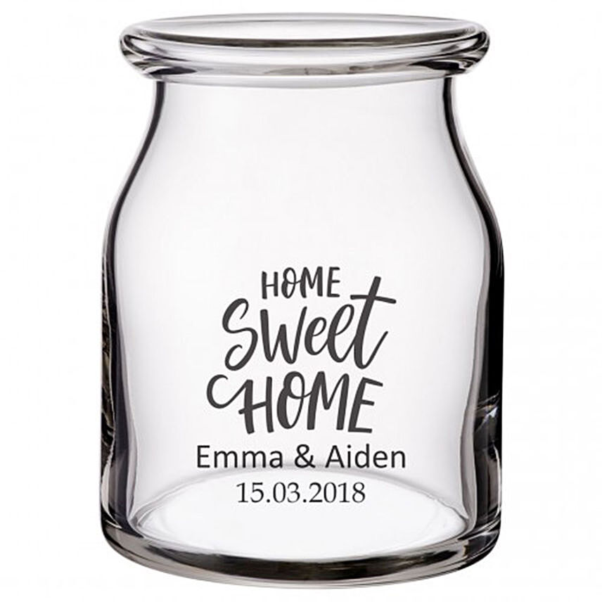 Personalised Home Sweet Home Vase