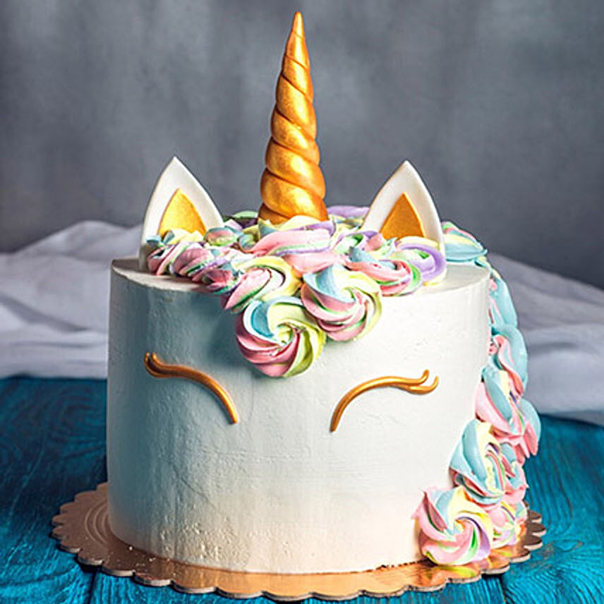 Adorable Unicorn Cake 3 Kg Vanilla Flavour