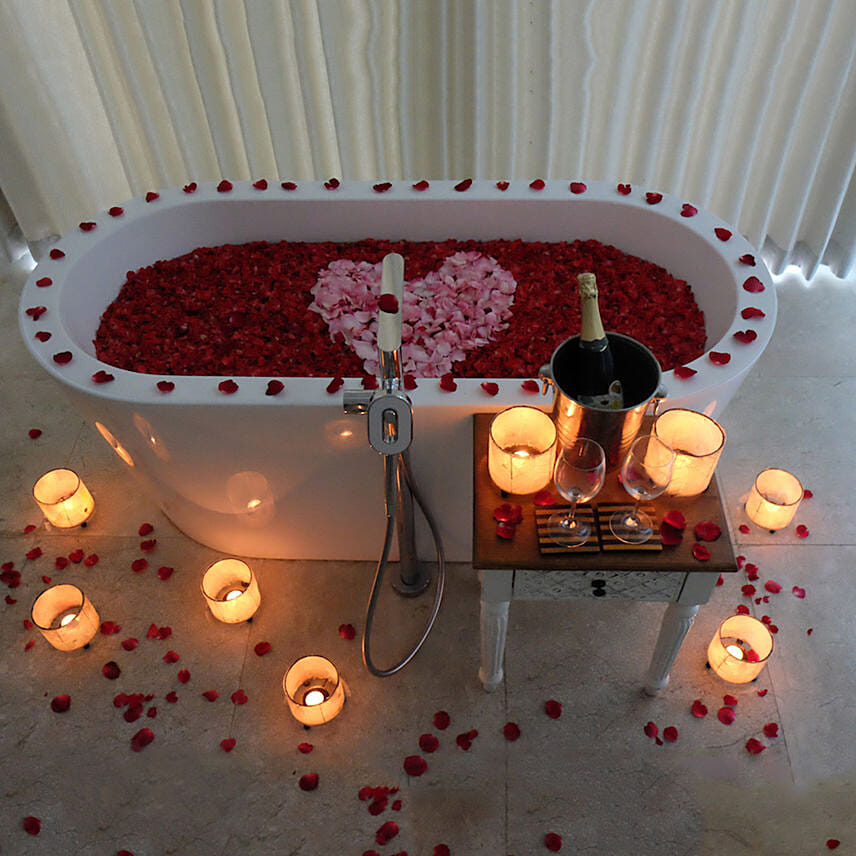 Bathtub Full of Rose Petals