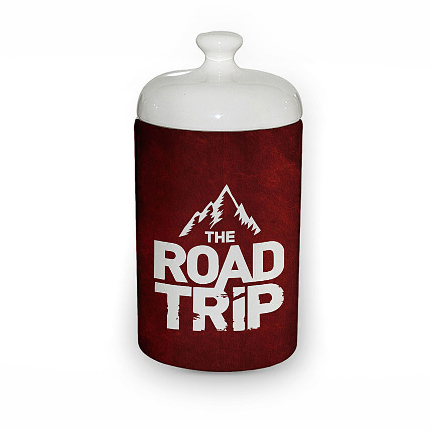 Travel Road trip Ceramic Jar