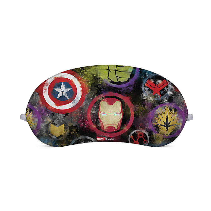 Marvel Avengers Logos Eye Mask