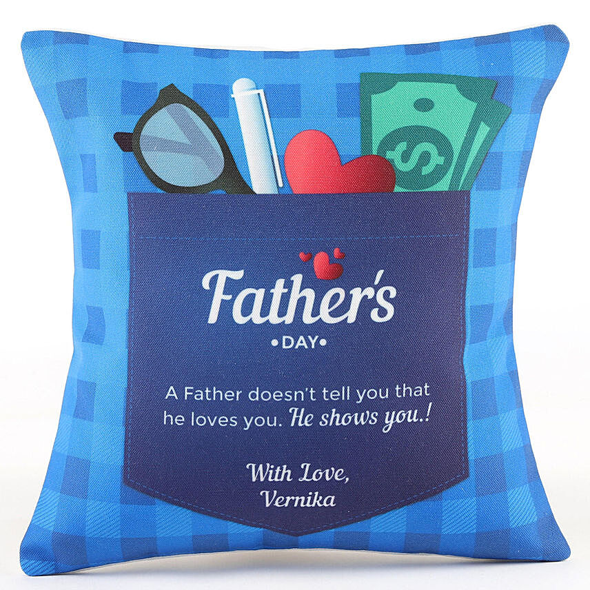 Fathers Day Special Personalised Cushion