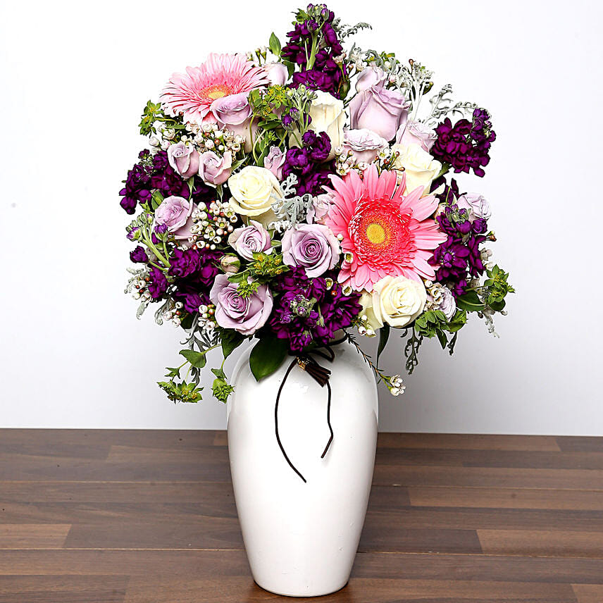 Colourful Beautiful Flower Vase