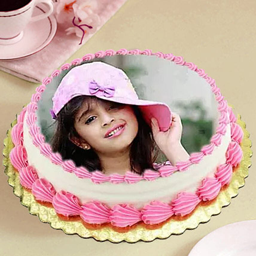 Heavenly Photo Cake 1 Kg Pineapple Cake