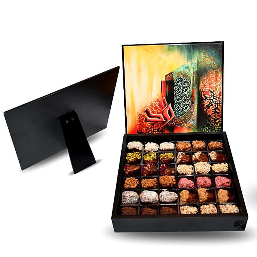 Delectable Box Of Stuffed Dates 36 Pcs