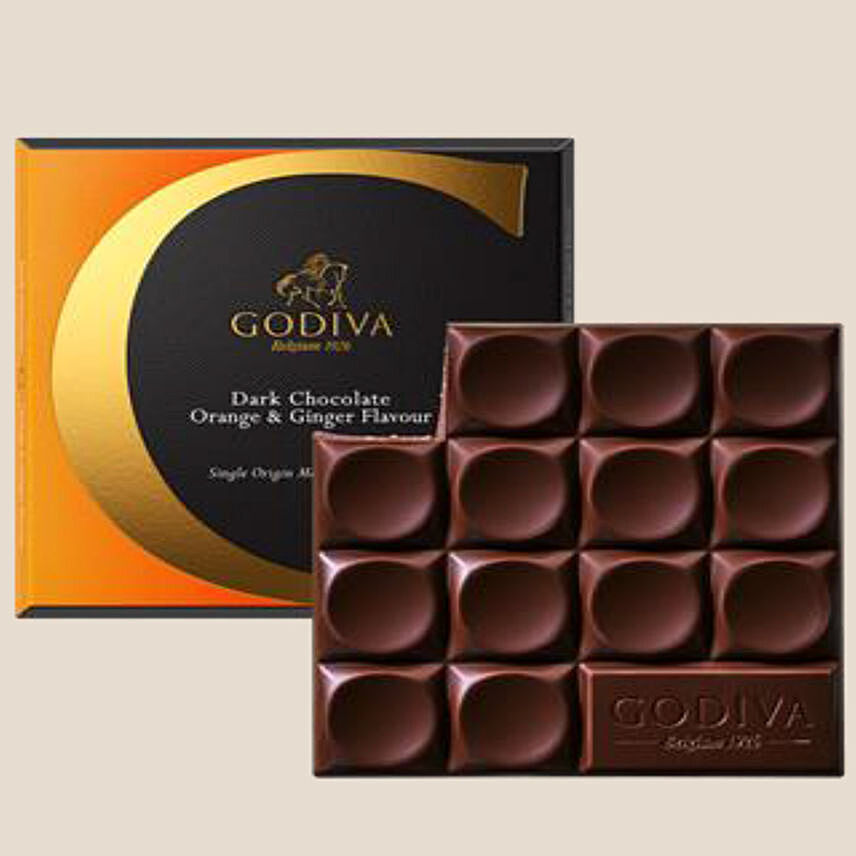 Godiva Orange and Ginger Dark Chocolate
