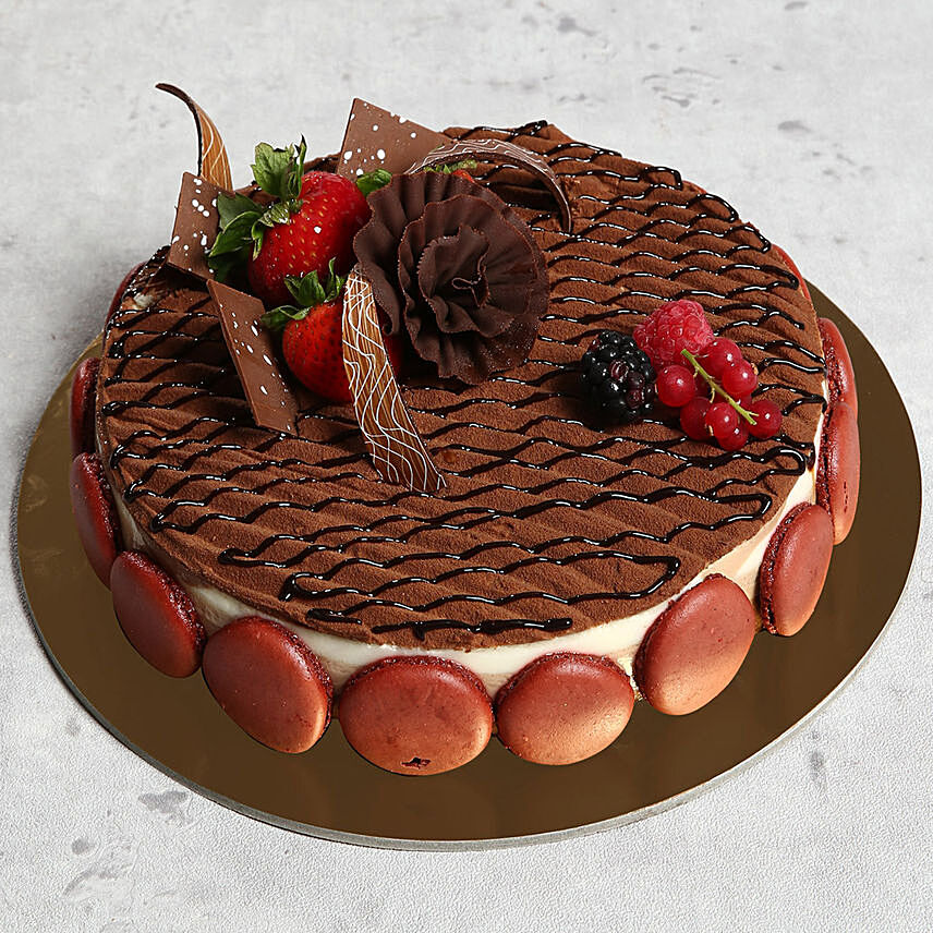 Luscious Triple Chocolate Cake 8 Portion