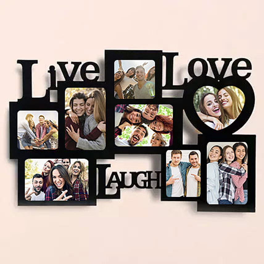 Personalised Live Laugh Love Photo Frame
