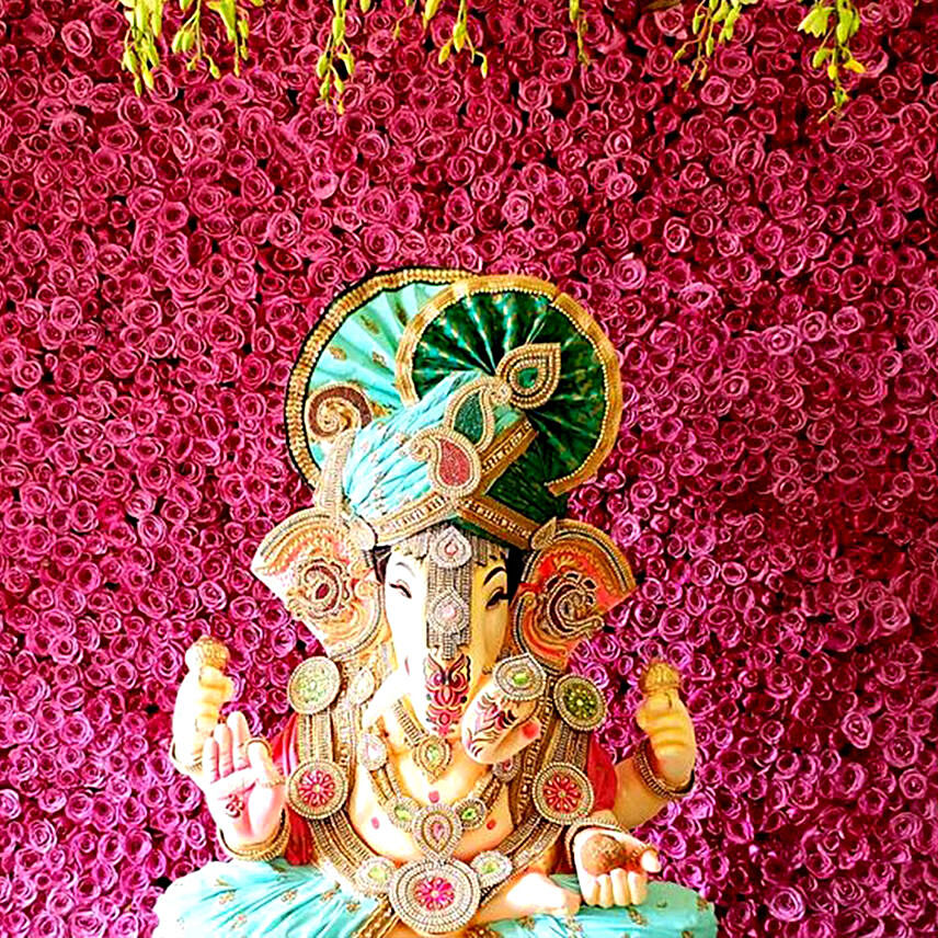 Ganesh Chaturthi Floral Decor