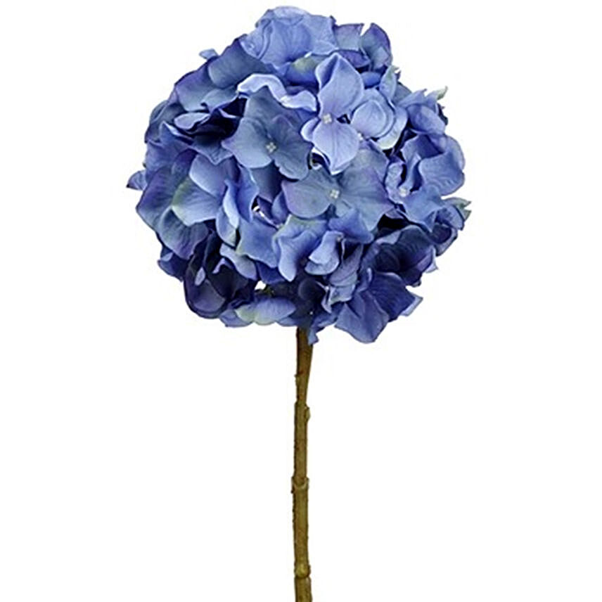 Artificial Real Touch Dark Blue Hydrangea Bunches