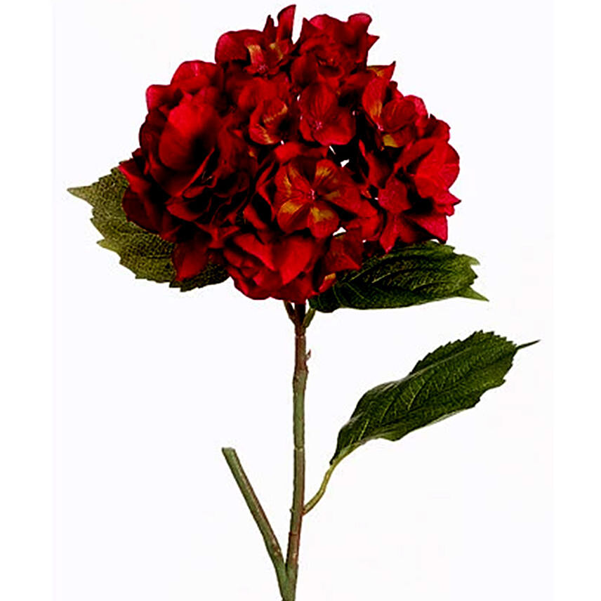 Artificial Real Touch Red Hydrangea Bunches