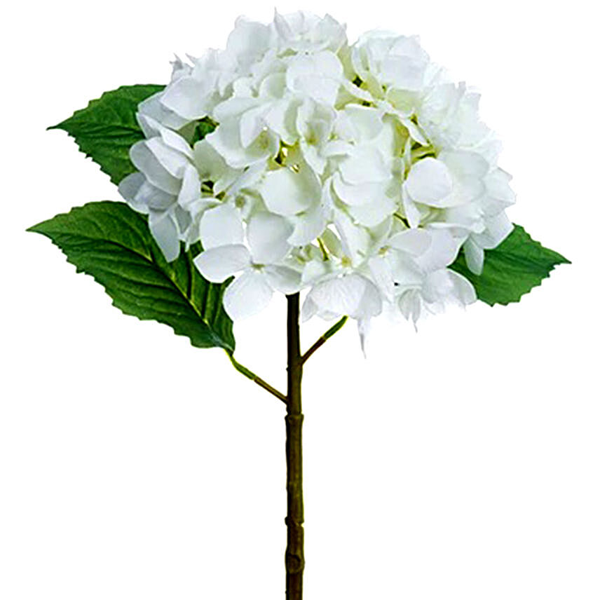 Artificial Real Touch White Hydrangea Bunches