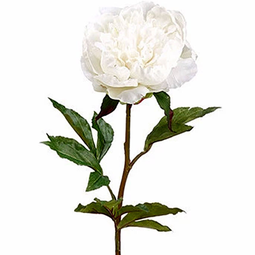 Artificial White Peonies