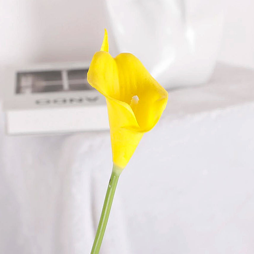 Artificial Yellow Calla Lilies
