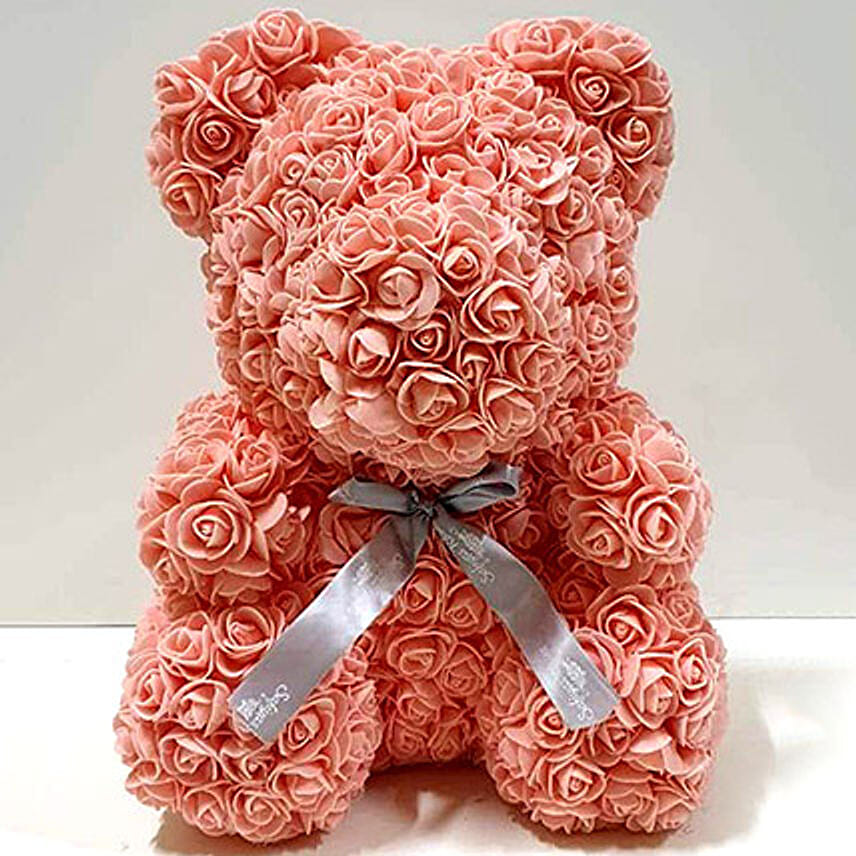 Artificial Roses Peach Teddy