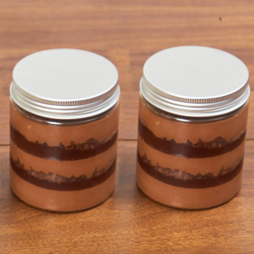 Set of 2 So Chocolaty Jar Cakes