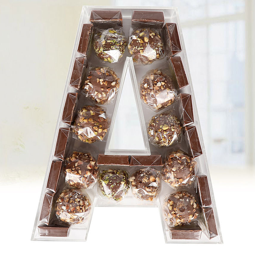 The Letter Collection Chocolates A