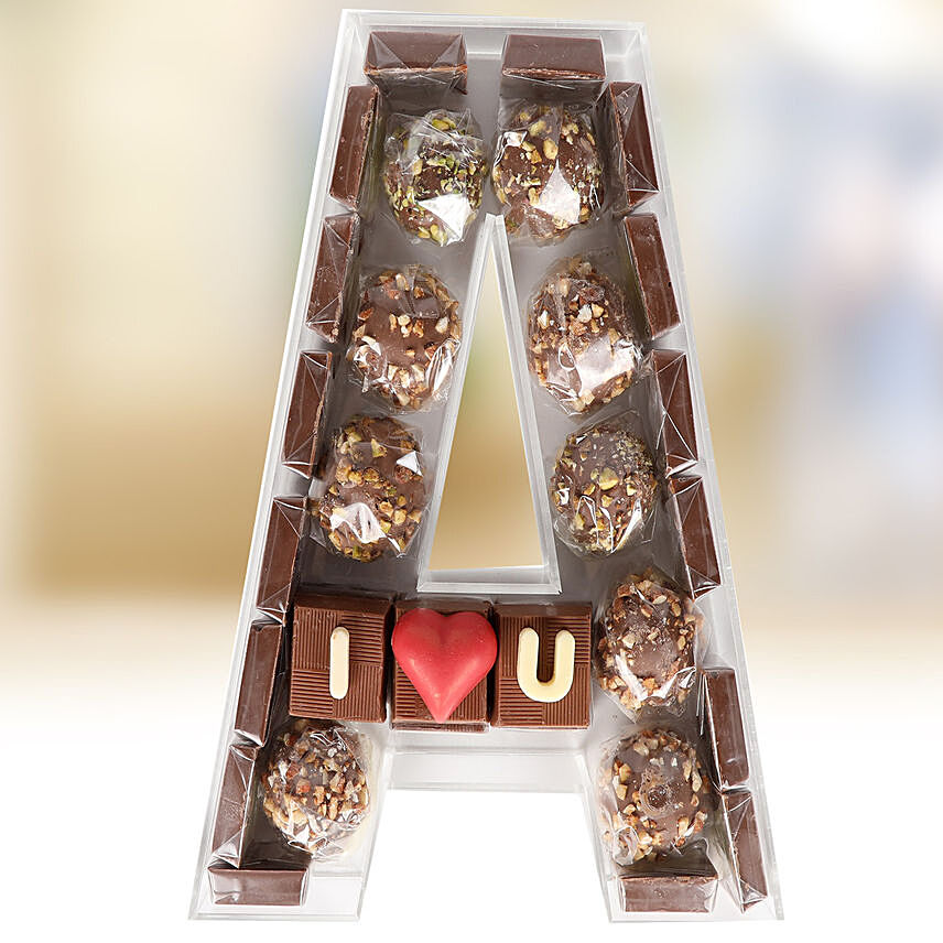 The Letter Collection Chocolates I Love You A